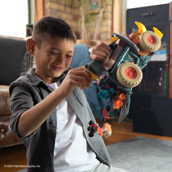 MONSTER JAM vehicle set MAD HOG Mini Feature Playset, 6071776
