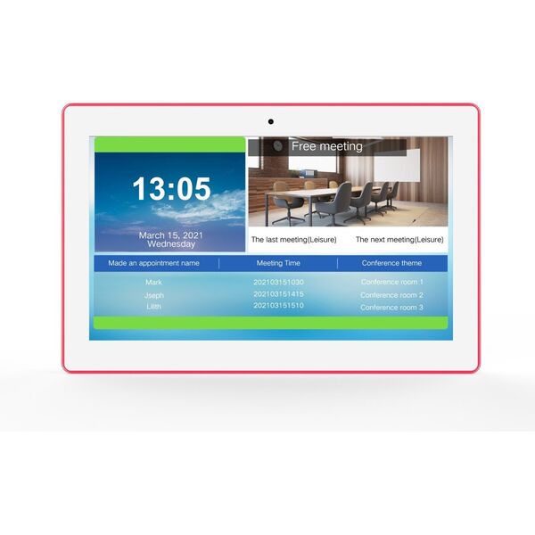 ALLNET Meetingraum RGB LED Tablet 15 ίντσες RK3399 λευκό Android 10 και NFC/RFID
