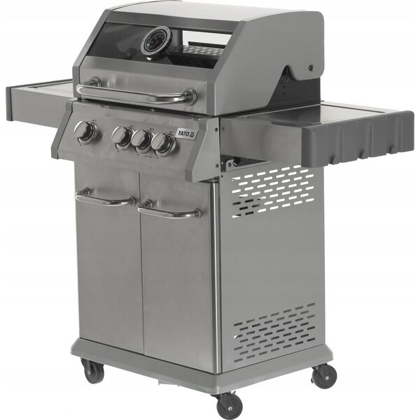 Yato YG.GAS GRILL 3+1 STAINLESS STEEL 11.5KW / GLASS