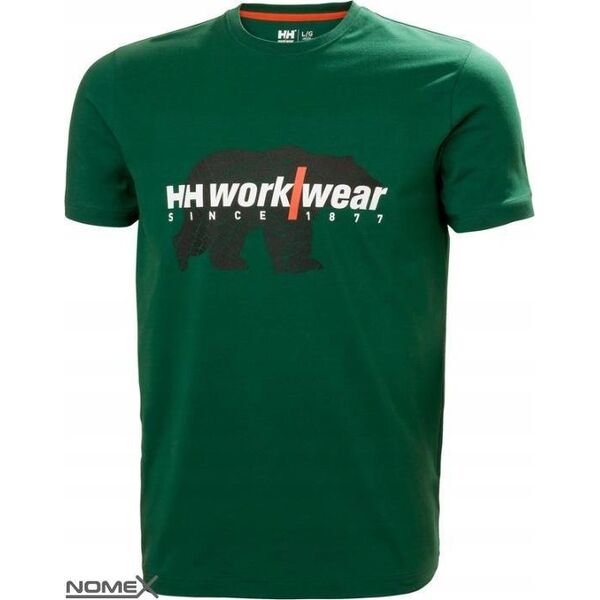 Helly Hansen T-shirt HELLY HANSEN Graphic T-Shirt, green M