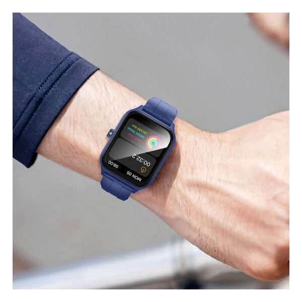 HOCO smartwatch με λειτουργία κλήσης Y27 μπλε