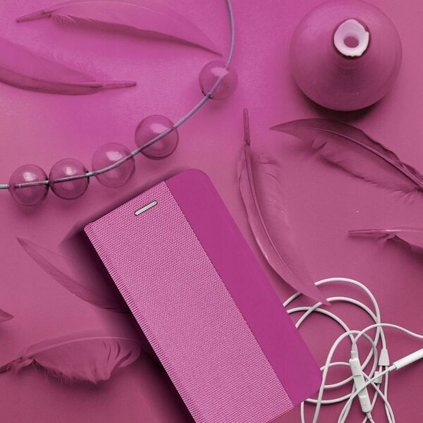 Θήκη SENSITIVE Book για SAMSUNG S25 ροζ