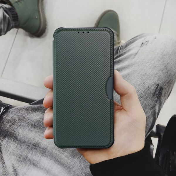 Θήκη RAZOR Book για SAMSUNG S25 Plus σκούρο πράσινο