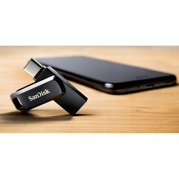 Pendrive SanDisk SanDisk Flash Disk 128GB Ultra Dual Drive Go, USB-C 3.2, Modrá