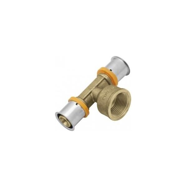 KAN-therm Trójnik Press z pierścieniem zaprasowywanym z gwintem wewnętrznym 32xG1/2"x32 (K-084006)