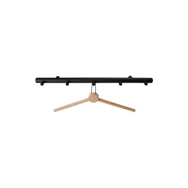 Home>it® έξυπνη κρεμάστρα με 5 γάντζους 60×7×2,5 cm δρυς μαύρο