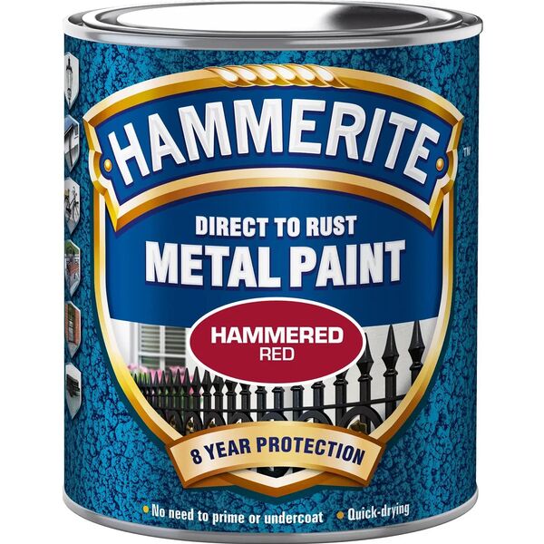 Hammerite Σφυρήλατο Βερνίκι - Κόκκινο - 750 ml.