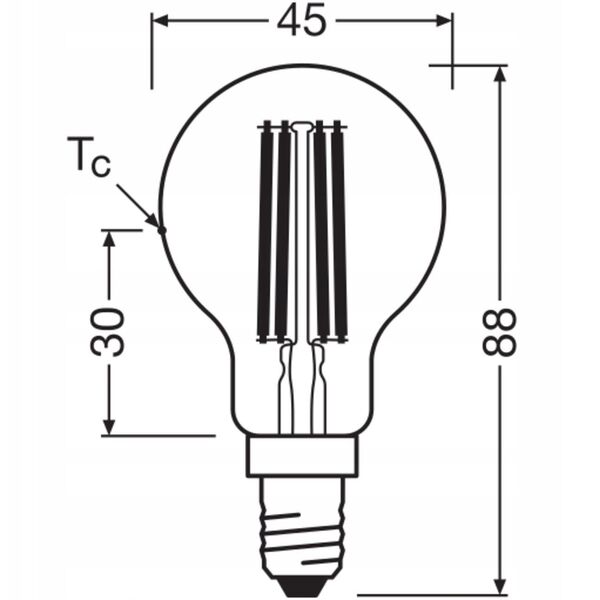 OSRAM 4099854255168 LED (RGB)-λάμπα EEK A (A - G) E14 Σχήμα αχλαδιού 2.2 W = 40 W Θερμό λευκό (Ø x H) 45 mm x 45 mm 1 τεμ