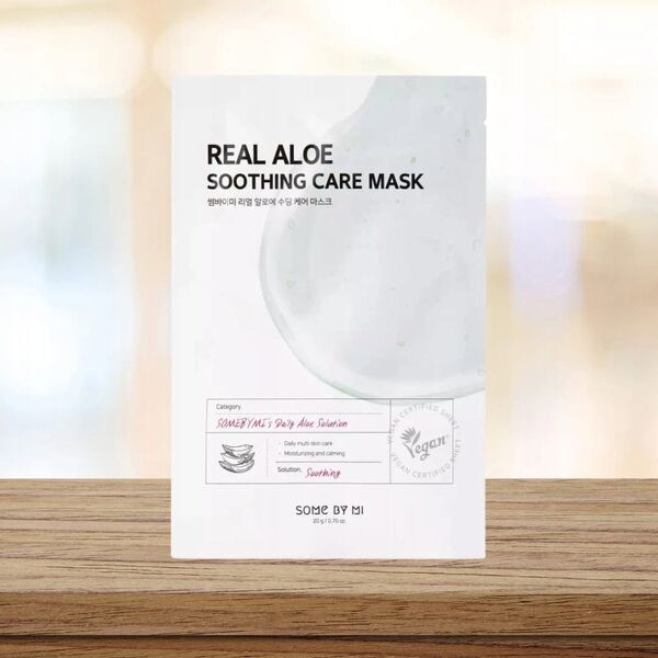 Some by Mi Real Aloe Καταπραϋντική Μάσκα Φροντίδας 20g