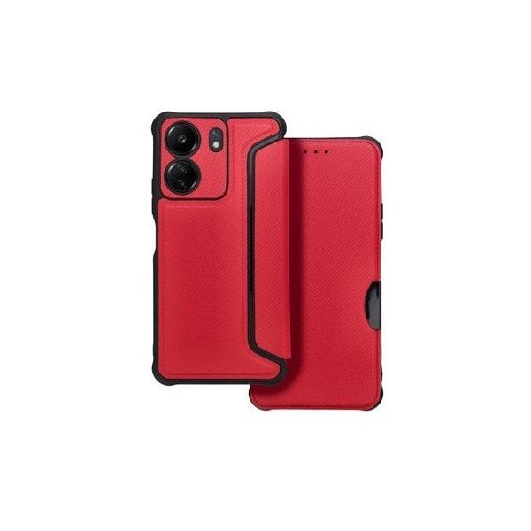 Θήκη RAZOR Book για XIAOMI Redmi 14C κόκκινο