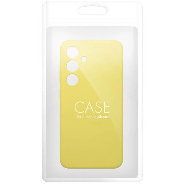 Θήκη SILICONE 2mm για SAMSUNG S25 Edge συμβατή με MagSafe κίτρινο