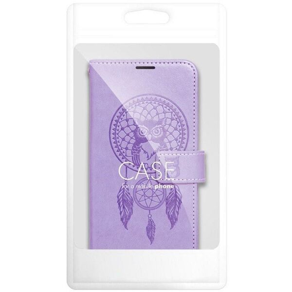 Θήκη MEZZO Book για SAMSUNG S25 Ultra ονειροπαγίδα μωβ