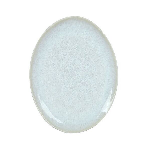 PLATE EMBOS OUT GLAZE INS WHITE 27CM