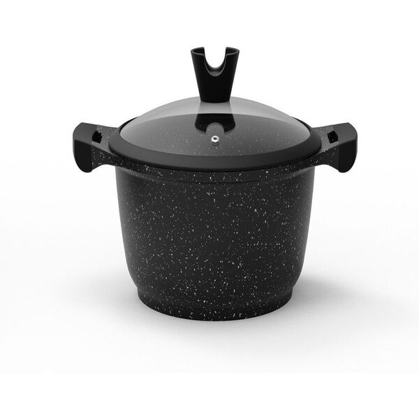 CASSEROLEDOMOLETTI BLACK MARBLE D24CM 4L