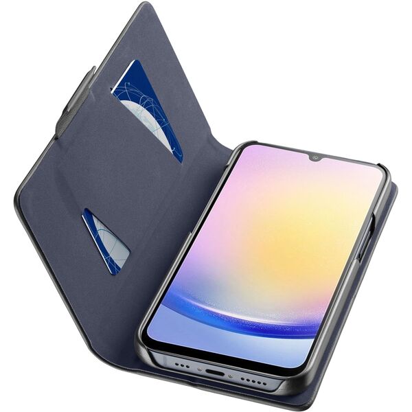 Cellularline Book Case für Samsung A26 5G Black