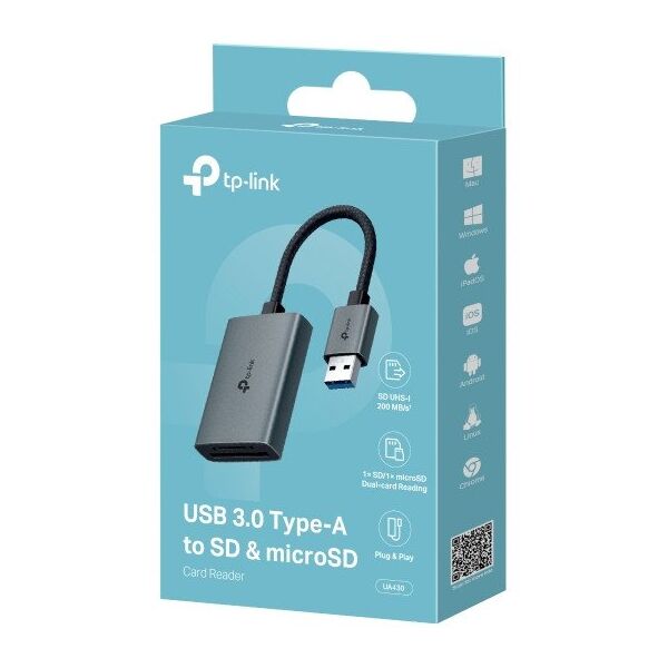 TP-Link UA430 USB Type-A to SD&TF 3.0 Adapter