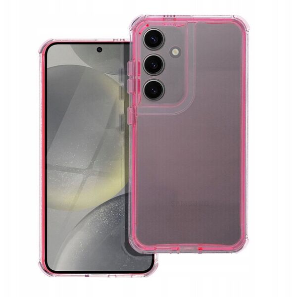 Θήκη MATRIX CLEAR για SAMSUNG S25 Ultra ροζ πούδρας