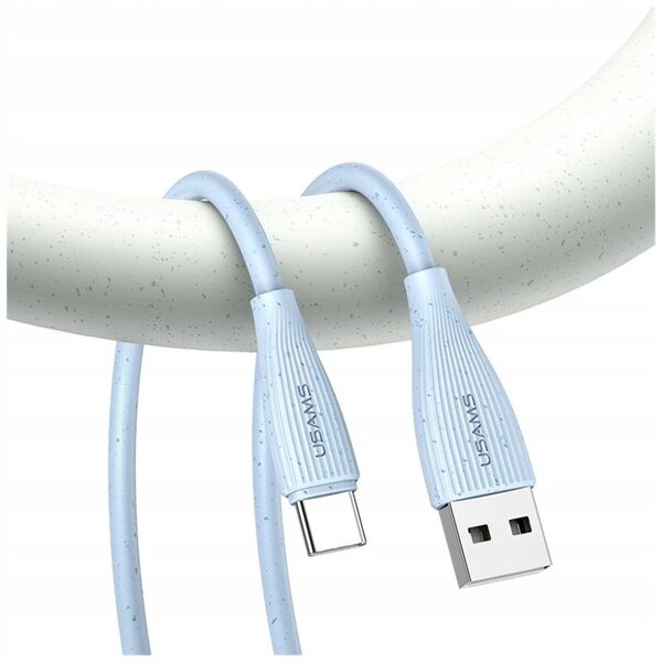 Καλώδιο USAMS Green Series SJ714 18W 3A USB-A σε USB-C 1m μπλε