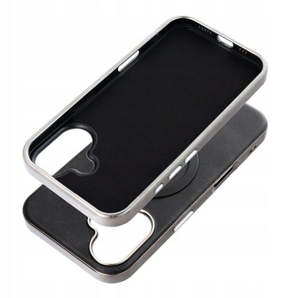 Θήκη GENTLEMAN MAG COVER συμβατή με MagSafe για IPHONE 14 PRO MAX μαύρη