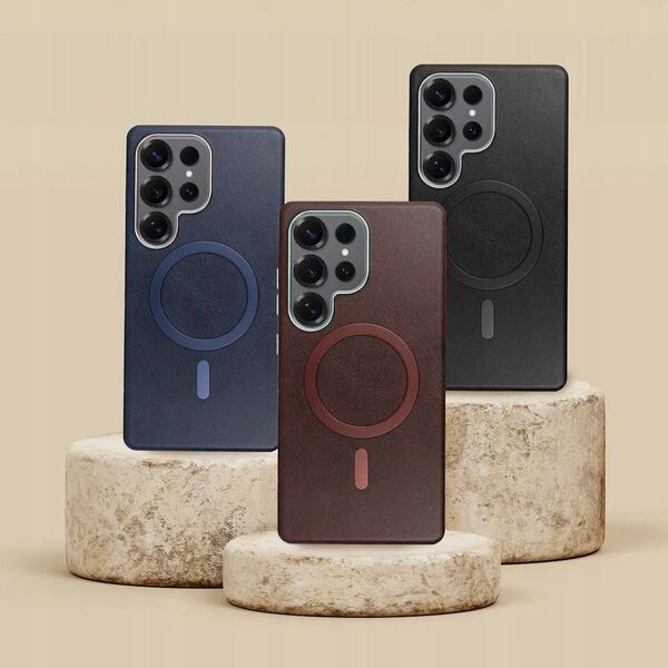 Θήκη GENTLEMAN MAG COVER συμβατή με MagSafe για IPHONE 14 PRO καφέ