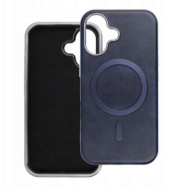 Θήκη GENTLEMAN MAG COVER συμβατή με MagSafe για IPHONE 16e (SE 4 2025) μπλε
