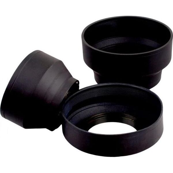 Osłona na obiektyw FoxFoto Osłona przeciwsłoneczna 3-funkcyjna JJC - 49 mm