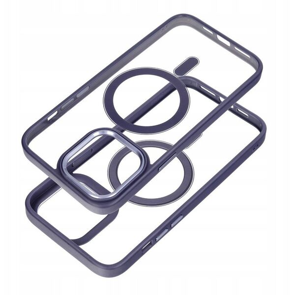 Θήκη COLOR EDGE MAG COVER συμβατή με MagSafe για SAMSUNG S25 ULTRA μωβ