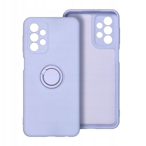 Θήκη SILICONE RING για SAMSUNG S25 μωβ