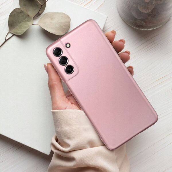 Θήκη METALLIC για SAMSUNG S25 ροζ