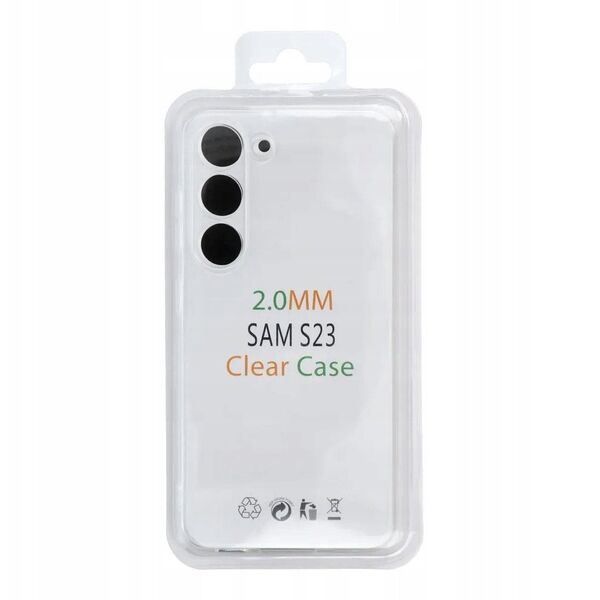 Θήκη CLEAR CASE 2 mm για SAMSUNG S25 Plus (προστασία κάμερας) διαφανής