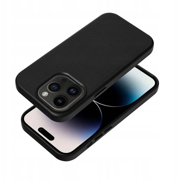 Δερμάτινη θήκη MAG COVER συμβατή με MagSafe για SAMSUNG S25 PLUS μαύρο