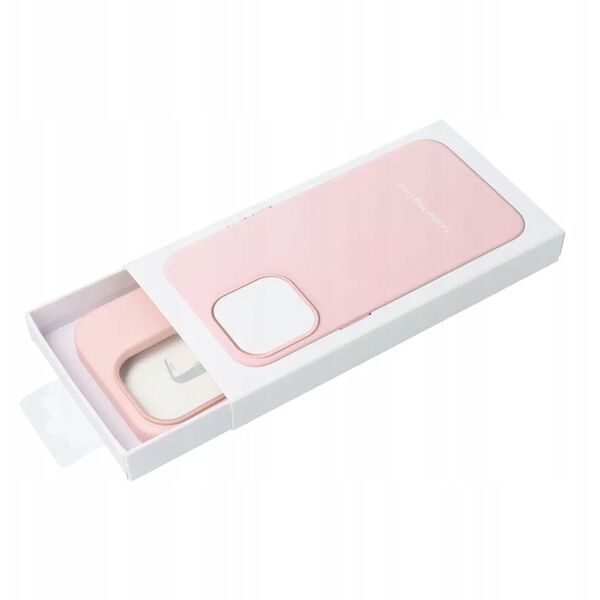 Δερμάτινη θήκη MAG COVER συμβατή με MagSafe για SAMSUNG S25 PLUS ροζ