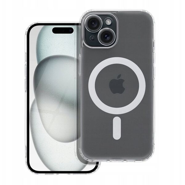 Θήκη FROST MAG COVER με προστασία κάμερας συμβατή με MagSafe για IPHONE 16 Plus διαφανής