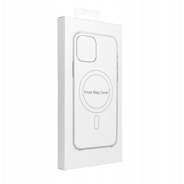 Θήκη FROST MAG COVER με προστασία κάμερας συμβατή με MagSafe για IPHONE 16 Plus διαφανής
