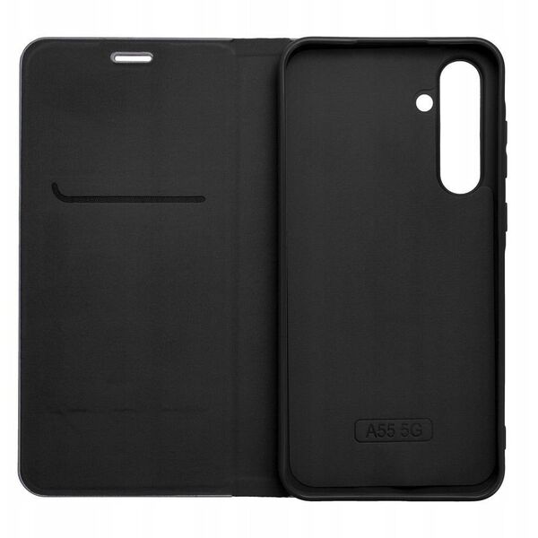 Θήκη LUNA Book Carbon για SAMSUNG S25 Plus μαύρο