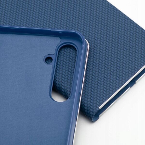 Θήκη LUNA Book Carbon για SAMSUNG S25 Plus μπλε