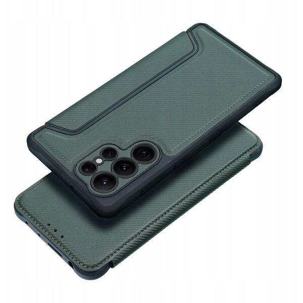 Θήκη RAZOR Book για SAMSUNG S25 Ultra σκούρο πράσινο