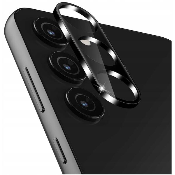 5D Full Glue Tempered Glass για την κάμερα - για Samsung Galaxy S24 FE Μαύρο