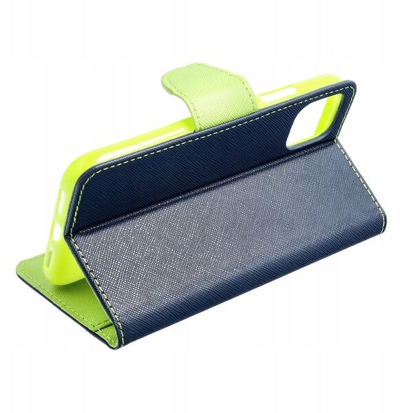 Θήκη FANCY Book για SAMSUNG S25 μπλε και λαχανί