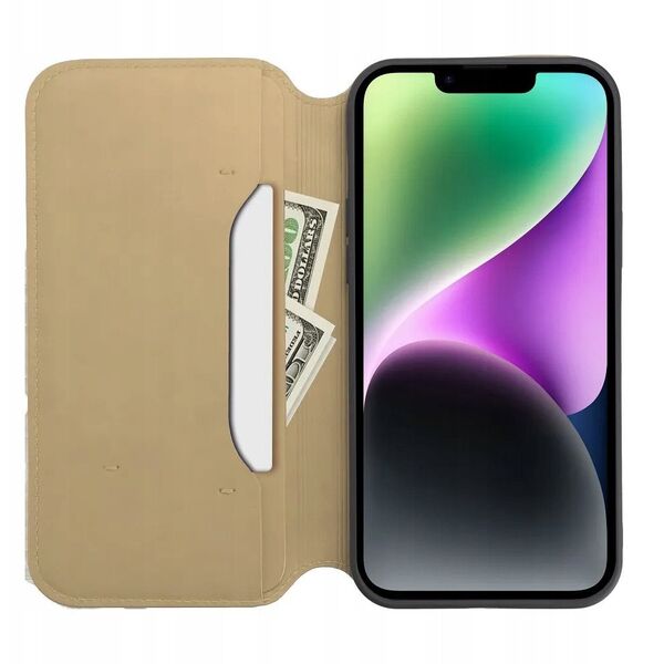 Θήκη DUAL POCKET Book για SAMSUNG S25 Ultra χρυσό