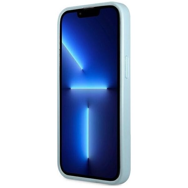 Guess Guess GUHCP13XPS4MB iPhone 13 Pro Max 6,7" niebieski/blue hardcase Saffiano 4G Small Metal Logo NoSize