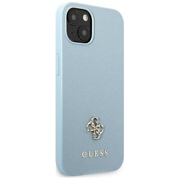 Guess Guess GUHCP13SPS4MB iPhone 13 mini 5,4" niebieski/blue hardcase Saffiano 4G Small Metal Logo