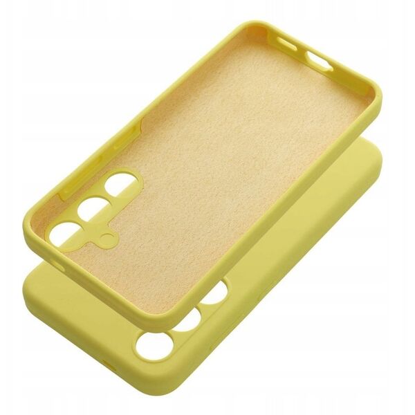 Θήκη SILICONE 2mm για MOTOROLA G55 5G κίτρινο