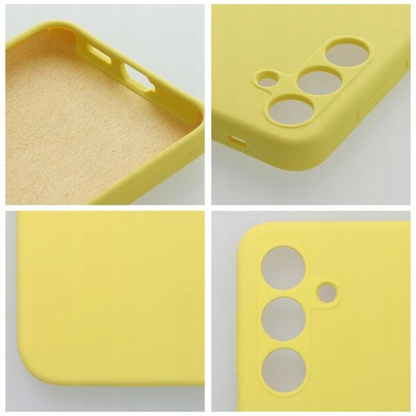 Θήκη SILICONE 2mm για MOTOROLA G35 5G κίτρινο