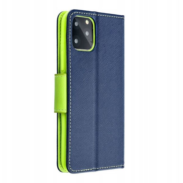 Kabura FANCY Book για SAMSUNG S25 Ultra μπλε και λαχανί