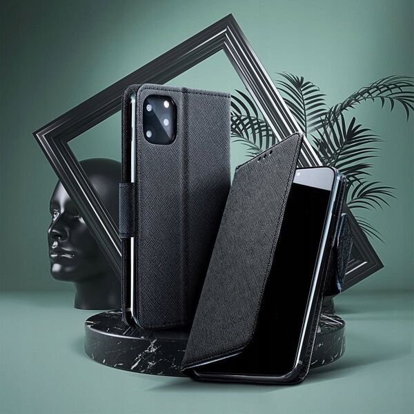 Θήκη FANCY Book για SAMSUNG S25 Ultra μαύρη
