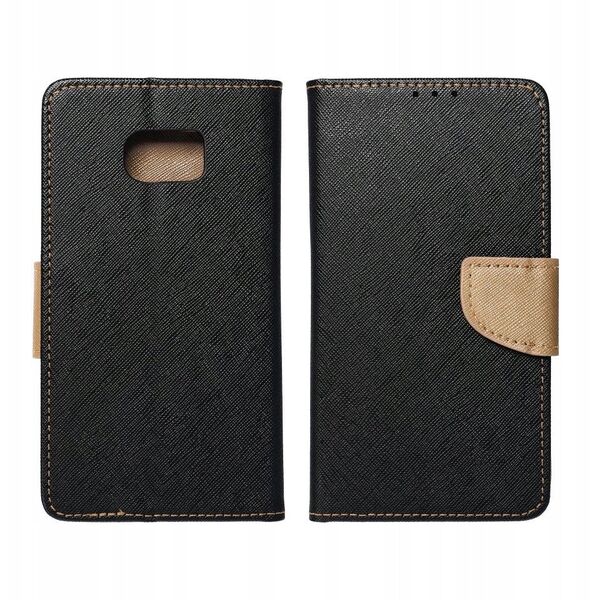 Kabura FANCY Book για SAMSUNG S25 Plus μαύρο χρυσό