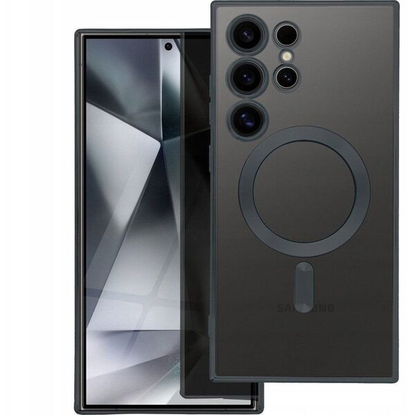 Θήκη ELECTRO MAG COVER συμβατή με MagSafe για SAMSUNG S25 Ultra μαύρο