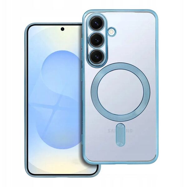 Θήκη ELECTRO MAG COVER συμβατή με MagSafe για SAMSUNG S25 μπλε