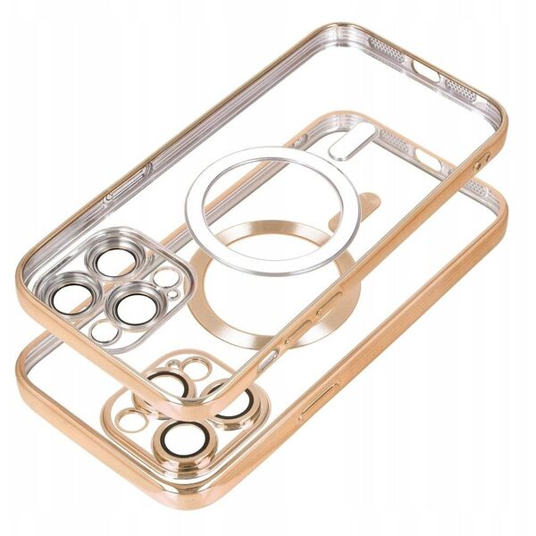 Θήκη ELECTRO MAG COVER συμβατή με MagSafe για SAMSUNG S25 Ultra χρυσό